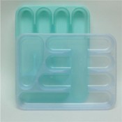 Cutlery Tray Pastel Colors 10x13x1 3/4"
