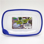 Food Storage Container with Rubber Trim 77 oz