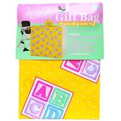 Super Wide Giant Plastic Baby Gift Bag(Case of 12)