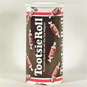 Tootsie Roll Reuse Bank w/Bite Size Midgees
