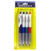 Retractable Ball Point Pens with Clip