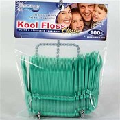Dr. Fresh Kool Floss Picks Reseal Bag