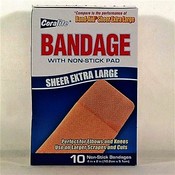 Coralite Sheer Bandage Extra Large 4" x 2"