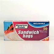 Keep 'em Fresh Sandwich Bag Resealable