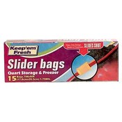Keep 'em Fresh Quart Slider Bags