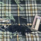 Winter Fleece Scarf Plaid Design Assorted Colors