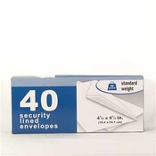 Security Lined Envelope 4-1/8" x 9.5"