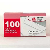 Plain White Envelope 3-5 / 8" x 6.5"