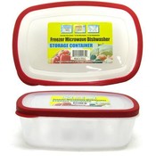 Square Food Container with Soft Seal Lid 63 oz