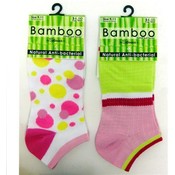 Ladies Bamboo Shorties Socks Assorted Patterns