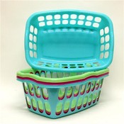 Small Laundry Basket 18.25x13x7"-3 colors