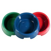 Dog Bowl 9" Red, Blue, Gray, Green 72 oz