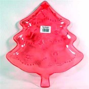 Christmas Tree Platter Assorted Colors