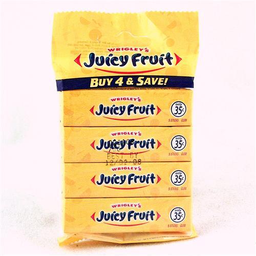UPC 022000006882 product image for Wrigley's Juicy Fruit Gum 5 Stick | upcitemdb.com