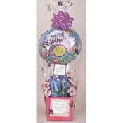 Lotion Set in a Box with Flowers and Balloon