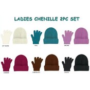 Ladies 2 Piece Chenille Winter Wear Set