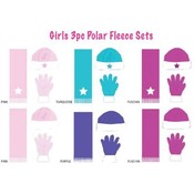 Girl's 3 Piece Polar Fleece Winter Wear Set
