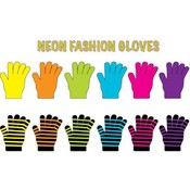 Ladies Neon Glove Solid/Stripe