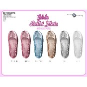 Girls Ballet Flats With Heart Patch