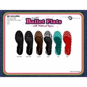 Ladies  D'Ossy Ballet Flats W/ Patterned Uppers