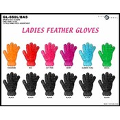 Ladies Feather Gloves