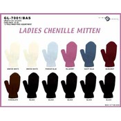 Ladies Chenille Mitten