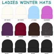 Knit Hats Ladies Cuffed