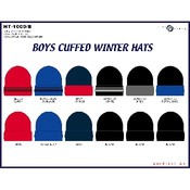 Knit Hats Boys Cuffed
