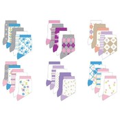 Ladies' 5" Crew Socks - 5 Pack