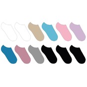Ladies Microfiber No Show Socks - 1 Packs