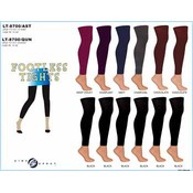 Ladies Footless Tights / Blk