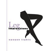 Women's Opaque Footed Tights - Black