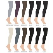 Sweater Knit Footless Tights-Ribbed and Cable
