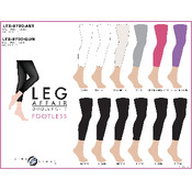 Ladies "Queen Size" Opaque Footless Tights