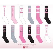 National Breast Cancer Old School Knee High Socks