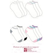 National Breast Cancer 3 Pack Athletic Socks