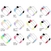 Girls' Fashion No Show Socks - 3 Pack