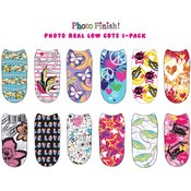 Ladies' Real Photo Peds Socks