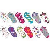 Women's Novelty Ped Socks With Charms