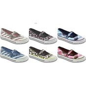 Ladies Printed Skimmer Shoes With Strap