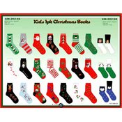 Kid's Christmas Socks, Size 6-8