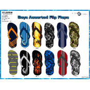 Boys Assorted Flip Flop
