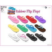 Ladies Rubber Flip Flops