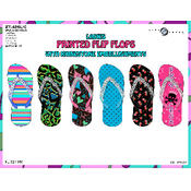 Ladies "Bling" Flip Flops