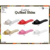 Ladies Quilted Slides