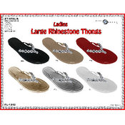 Ladies Large Rhinestone Thongs