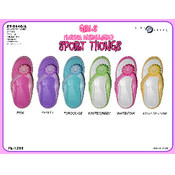 Girls  Flowers Embellished Sport Thongs