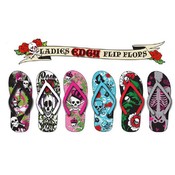 Ladies Edgy Flip Flops