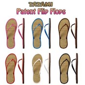 Ladies Tatami Patent Flip Flops
