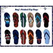 Boys Printed Flip Flops